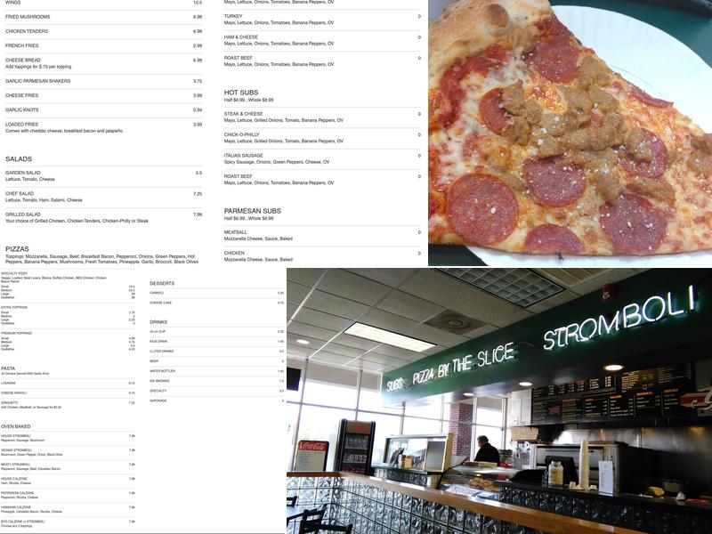 Michaelangelos Pizza Menu