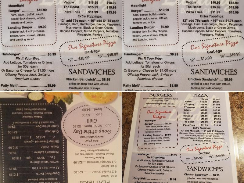 Chang's Half Moon Lakeview Bar & Grill LLC Menu