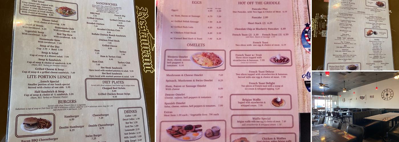 Olde Orchard Restaurant Menu