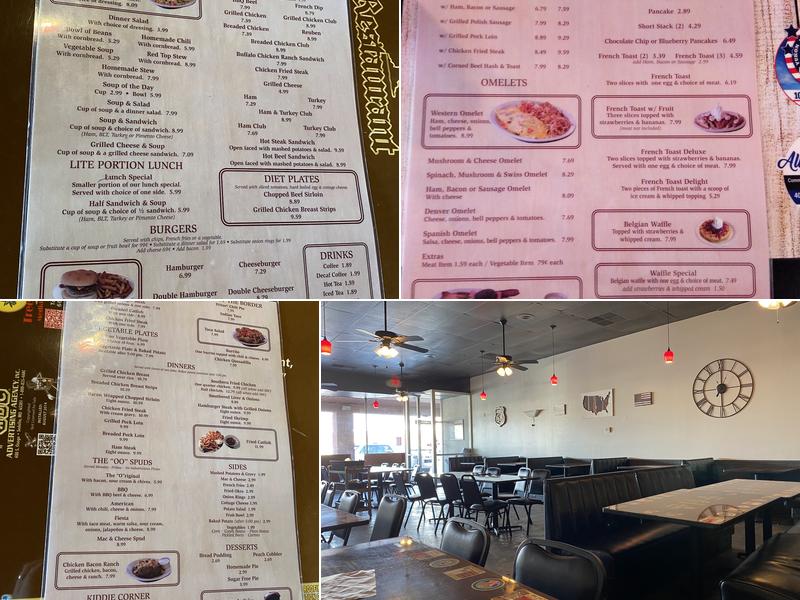 Olde Orchard Restaurant Menu
