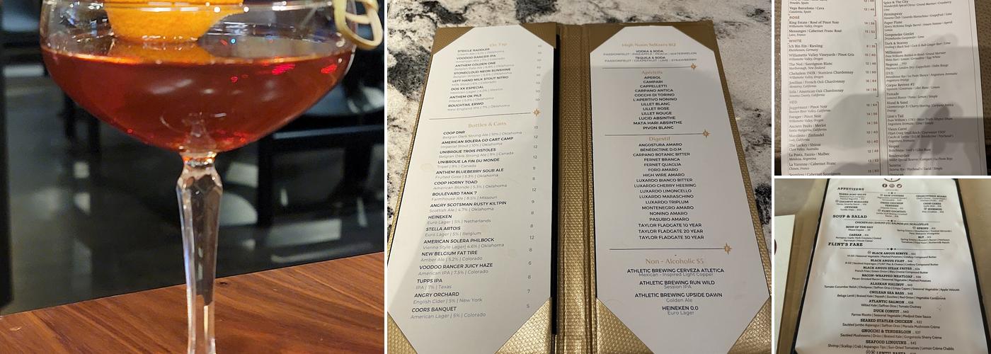 FLINT Kitchen & Bar Menu