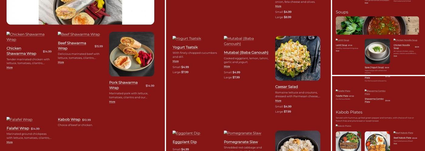 Shawarma House Menu
