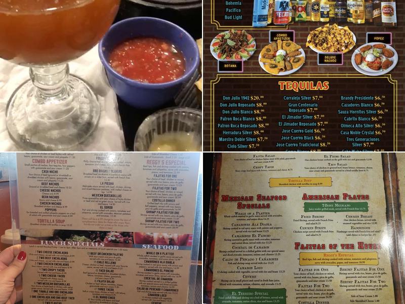 Los Vaqueros Menu