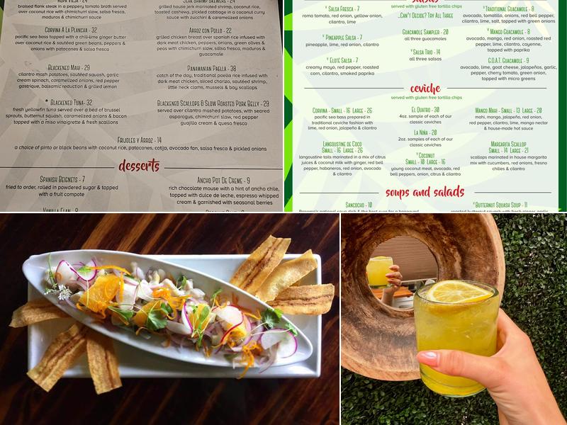 Ceviche's Menu