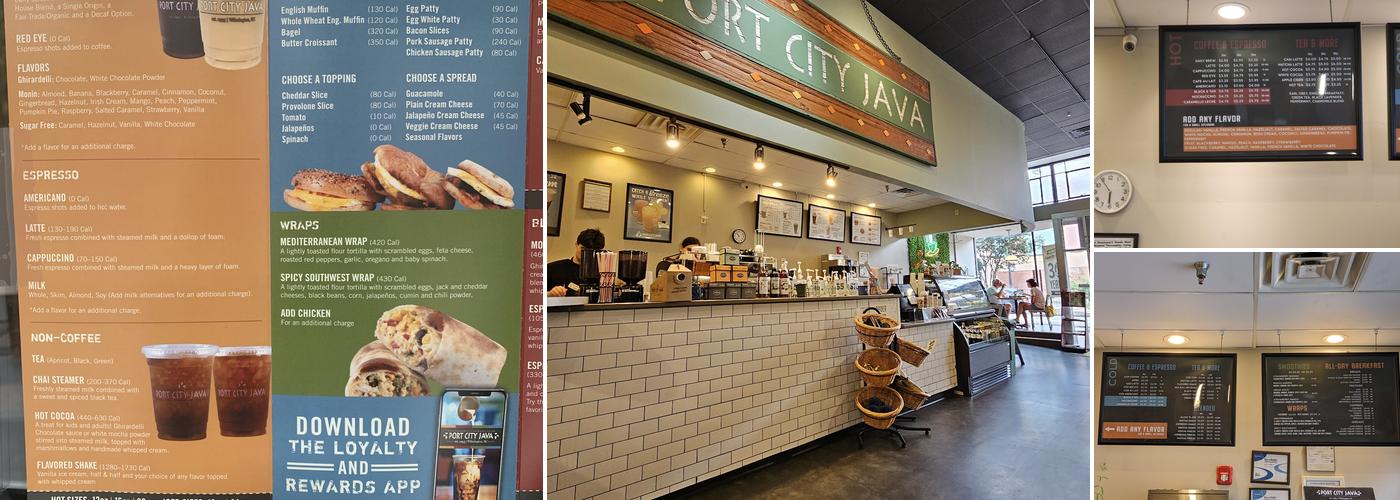 Port City Java Menu