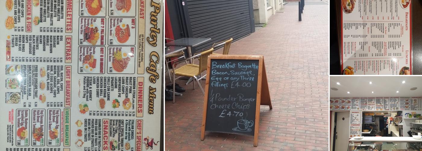 The Class Cafe (Purley Cafe) Menu