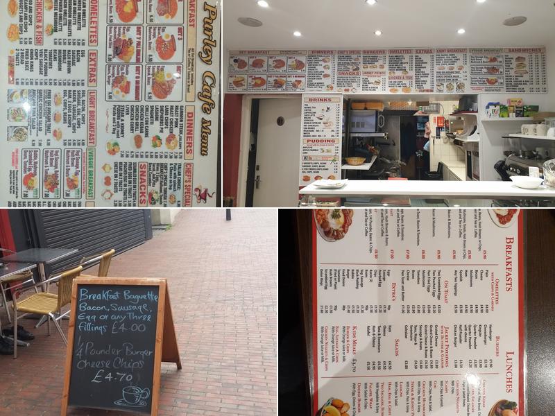 The Class Cafe (Purley Cafe) Menu