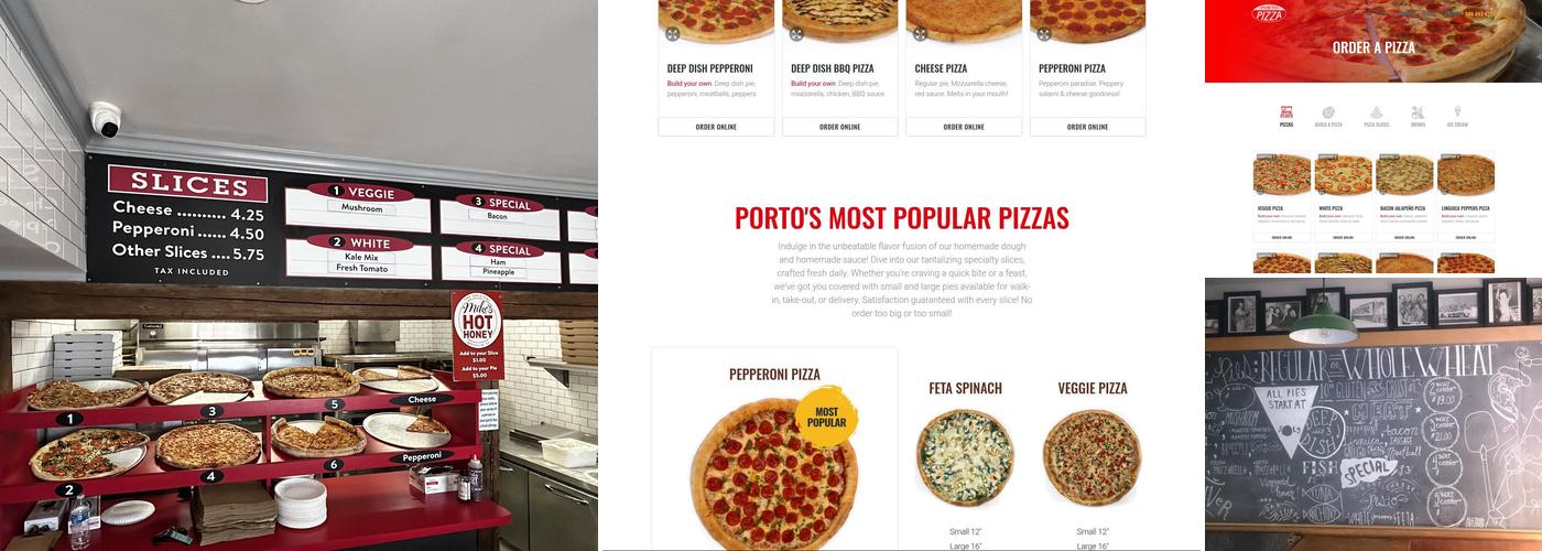 Porto Pizza Menu