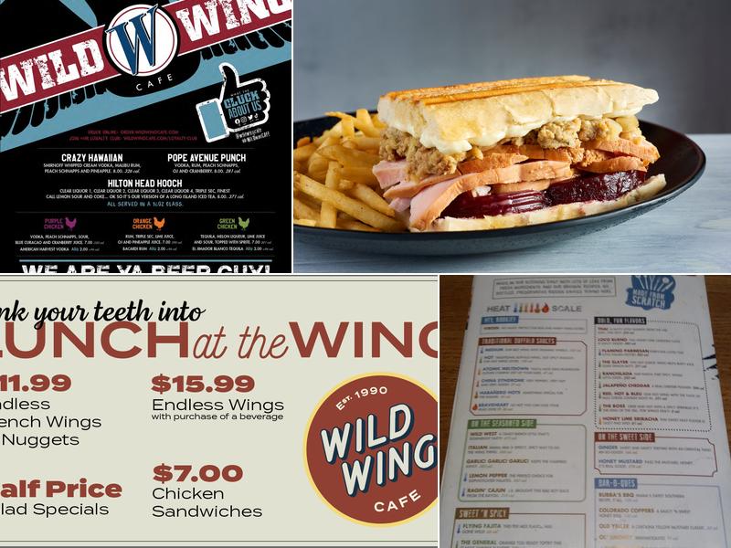 Wild Wing Cafe Menu