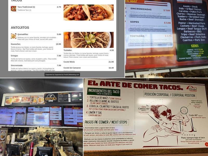 Taqueria Los Portales 1 Menu