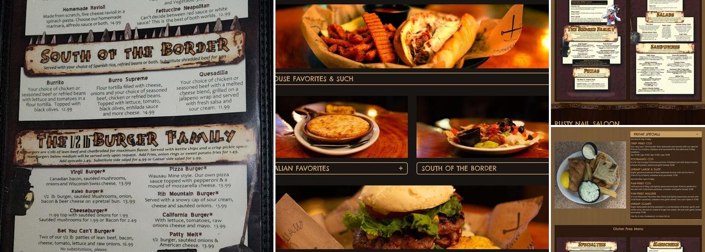 Wausau Mine Company Menu