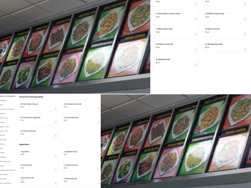 Wok & Roll Menu