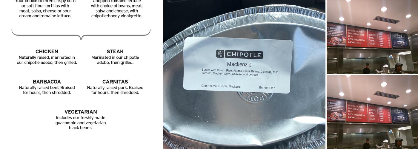 Chipotle Mexican Grill Menu