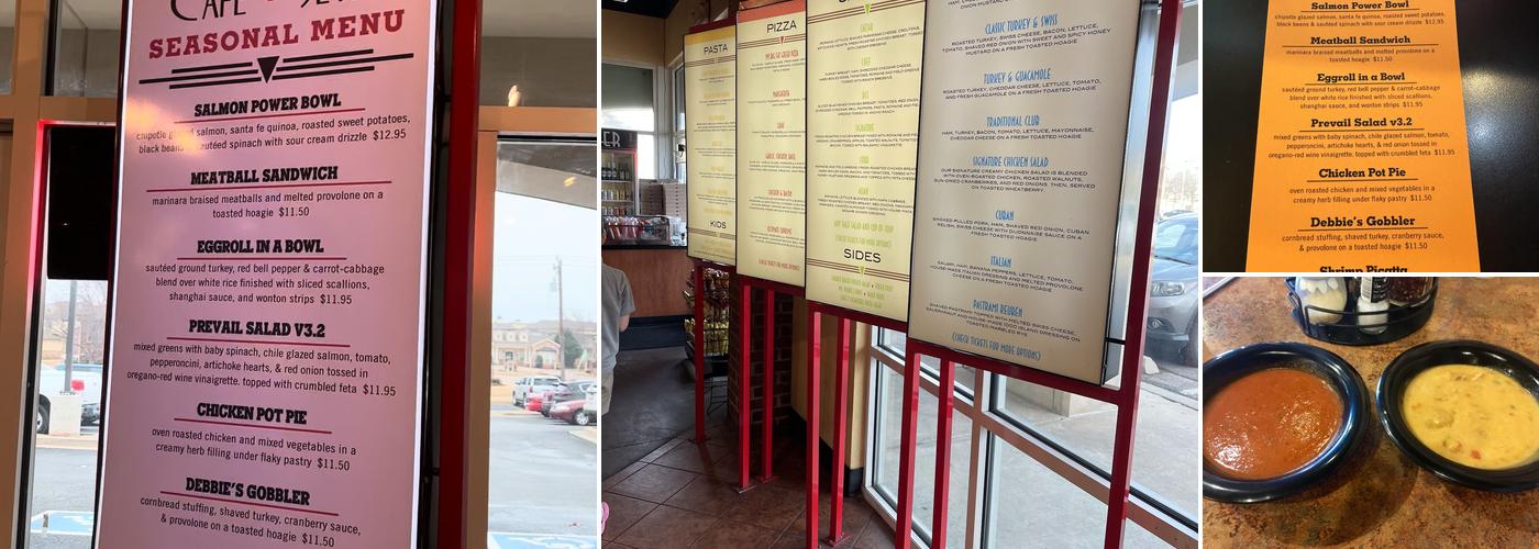 Cafe 7 Menu