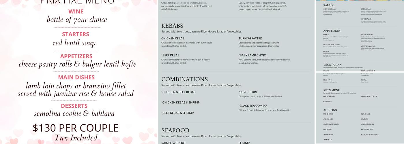 Black Sea Grill Menu
