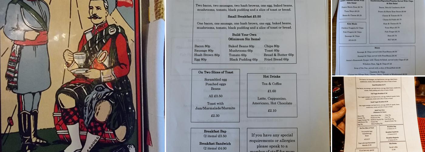 The Rose & Crown Menu