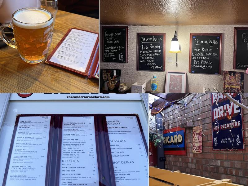 Rose & Crown PH Menu