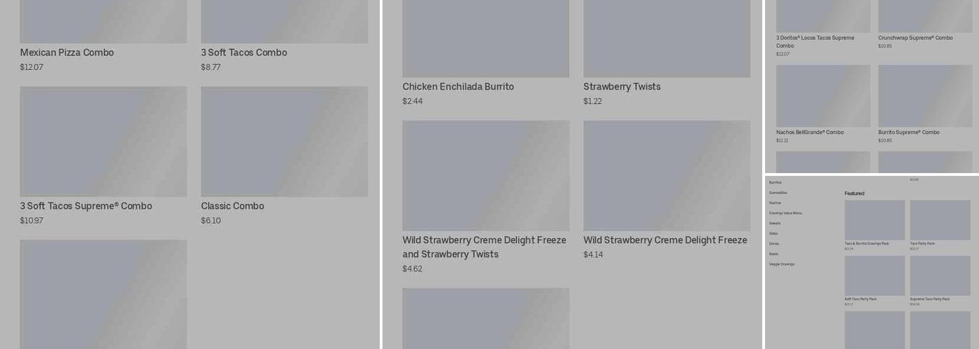 Taco Bell Menu
