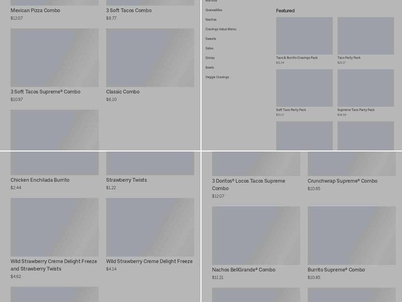 Taco Bell Menu