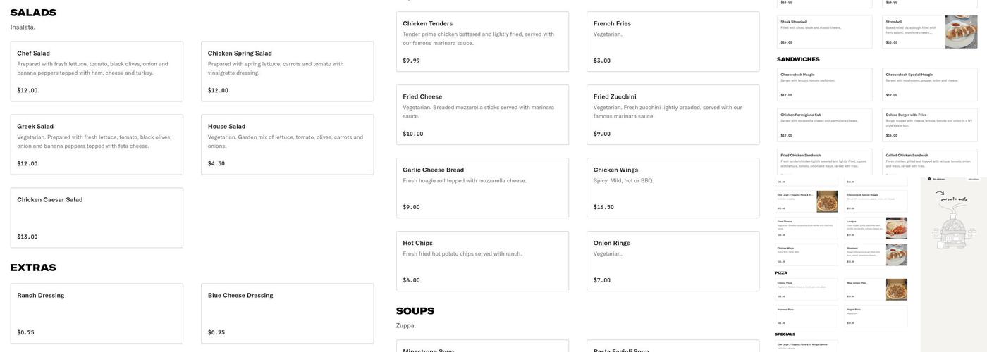 Lubrano's Pizza & Italian Menu