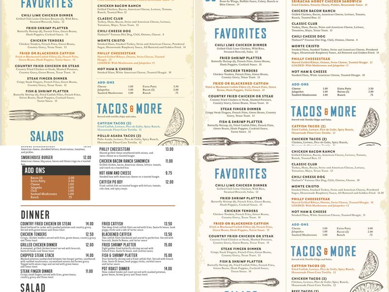 Fork Café Menu