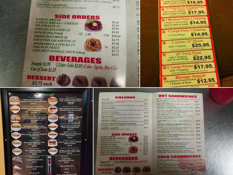 Di Marco's Pizza Menu
