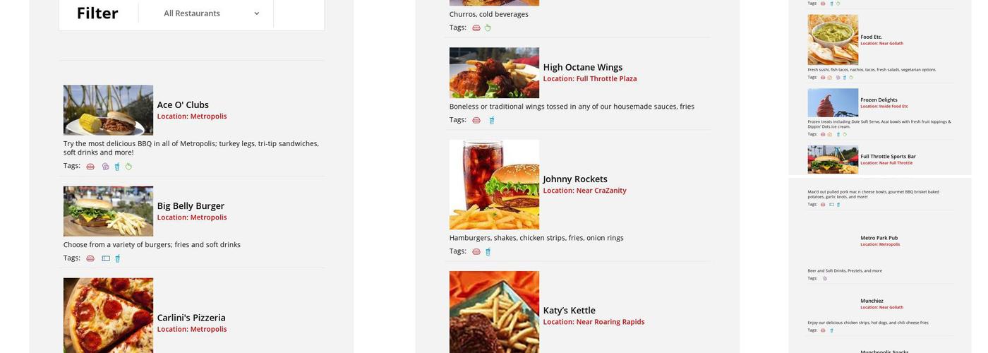 High Octane Wings Menu