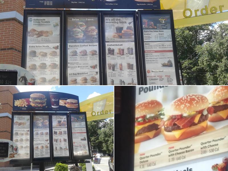 McDonald's Menu