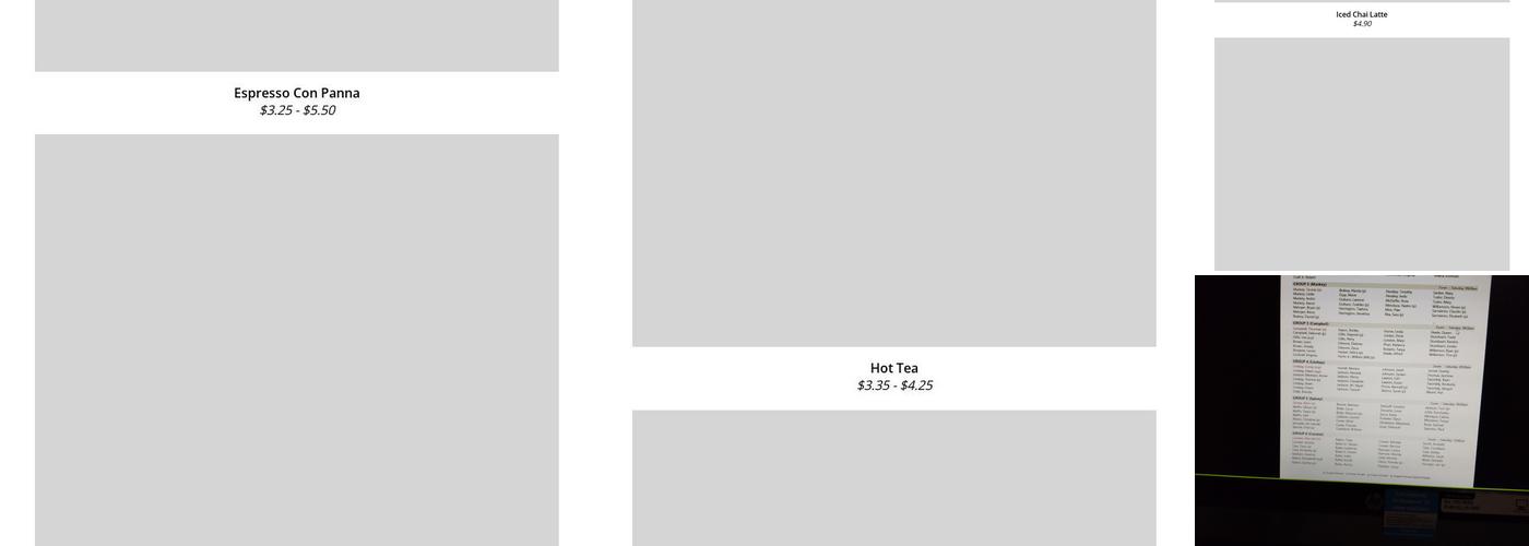 Penny Path Café & Crêpe Shop Menu