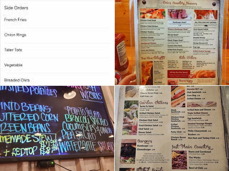 Sonny's Cafe Menu