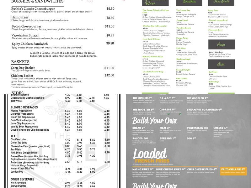 Flying Cow Cafe Menu