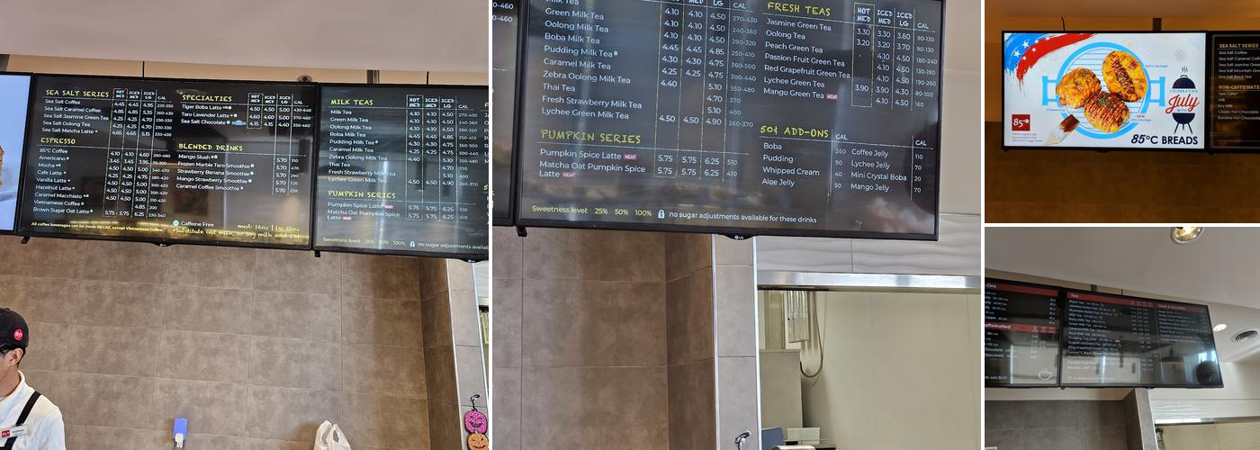 85C Bakery Cafe - Valencia Menu