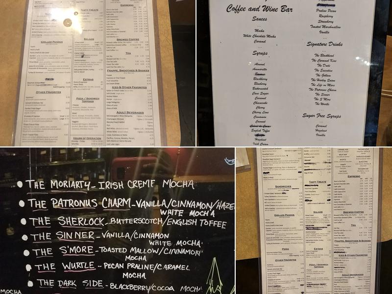 Michelangelo's Coffee & Wine Bar Menu