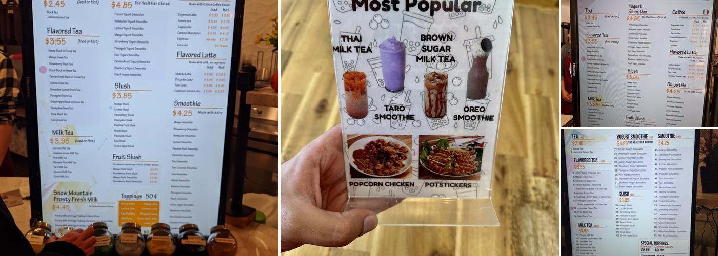 Boba Master Menu