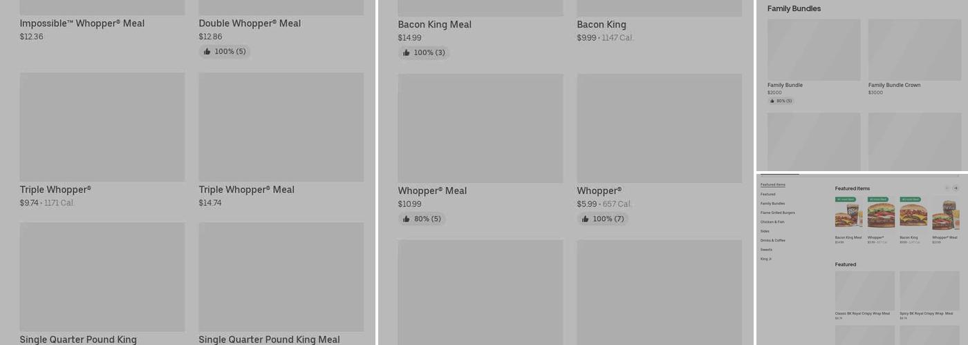 Burger King Menu