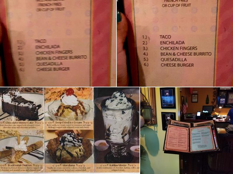 Margaritas Mexican Grill Menu