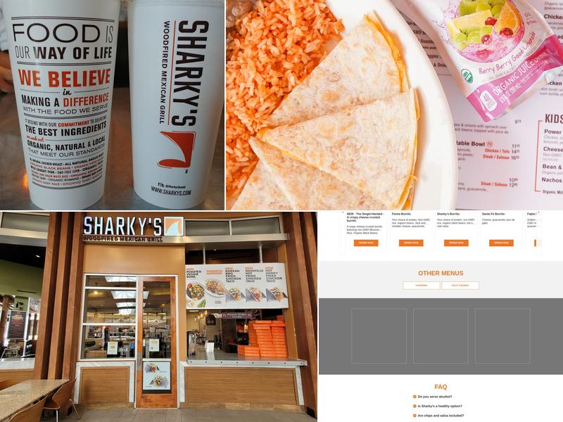 Sharky's Woodfired Mexican Grill Menu