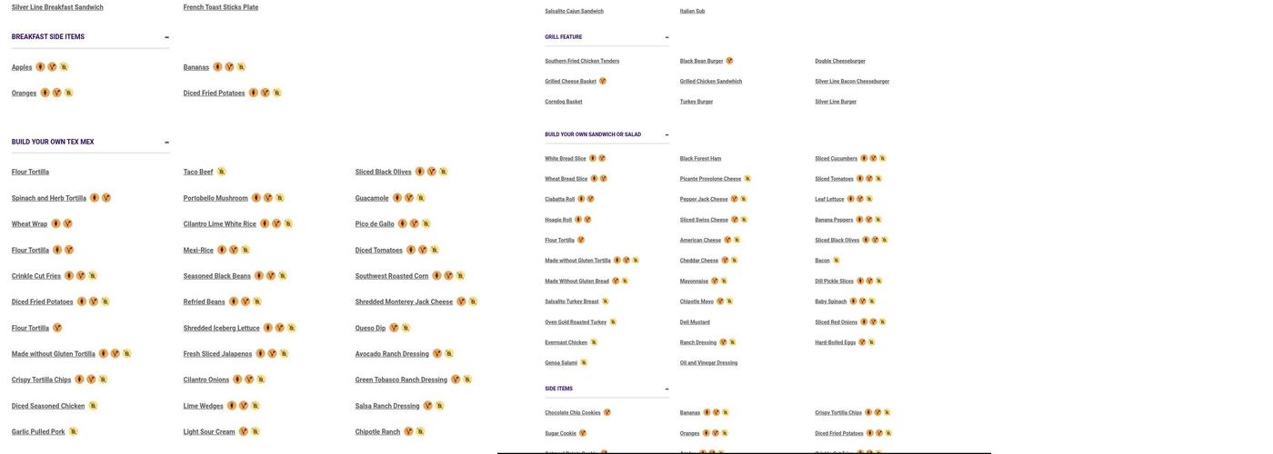 The Silver Line Diner and Market Menu
