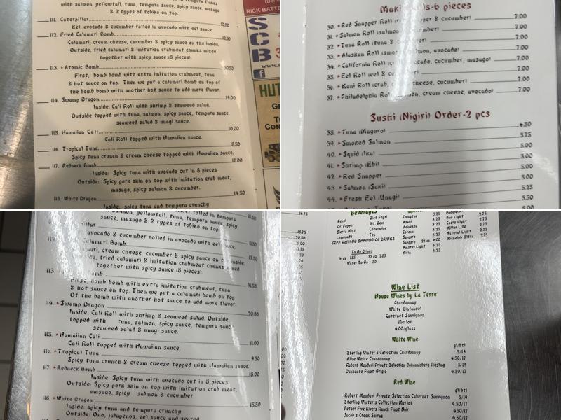 Shoto's Japanese Seafood and Steak House Menu