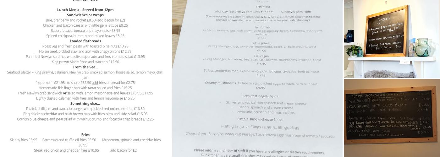 Duke Street Cafe Menu