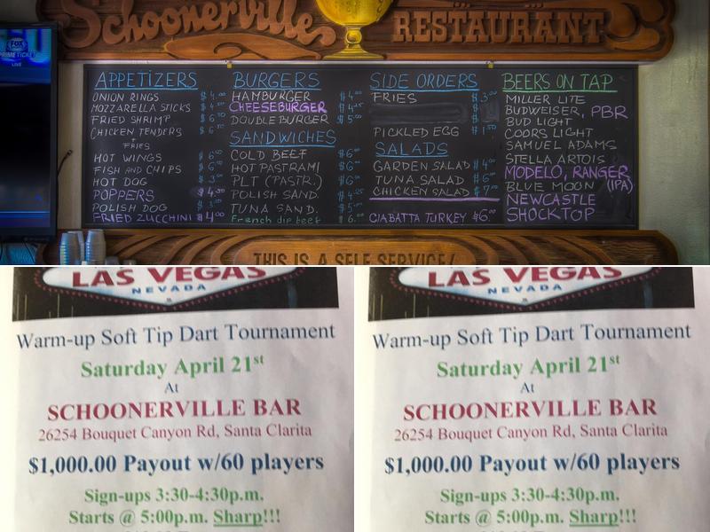 Schoonerville Menu