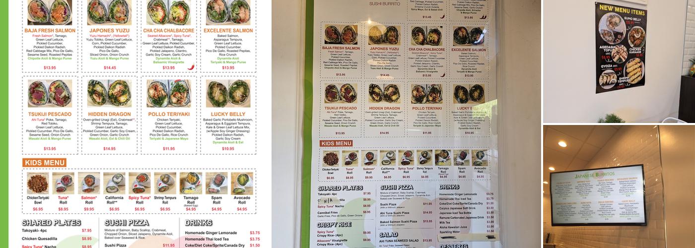 Temakitto Menu