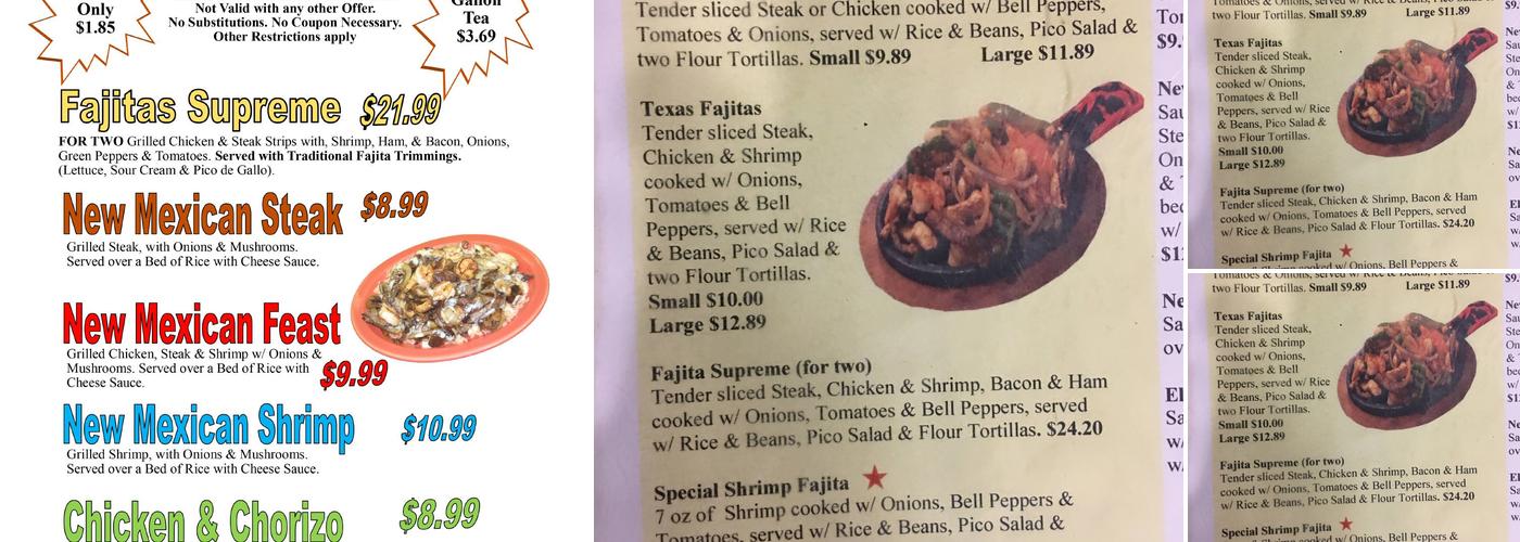 La Ribera Menu