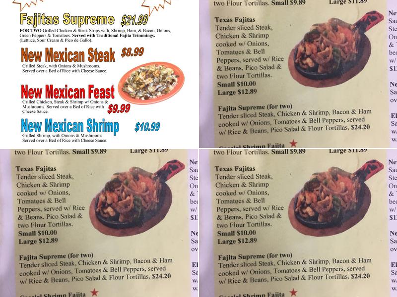 La Ribera Menu