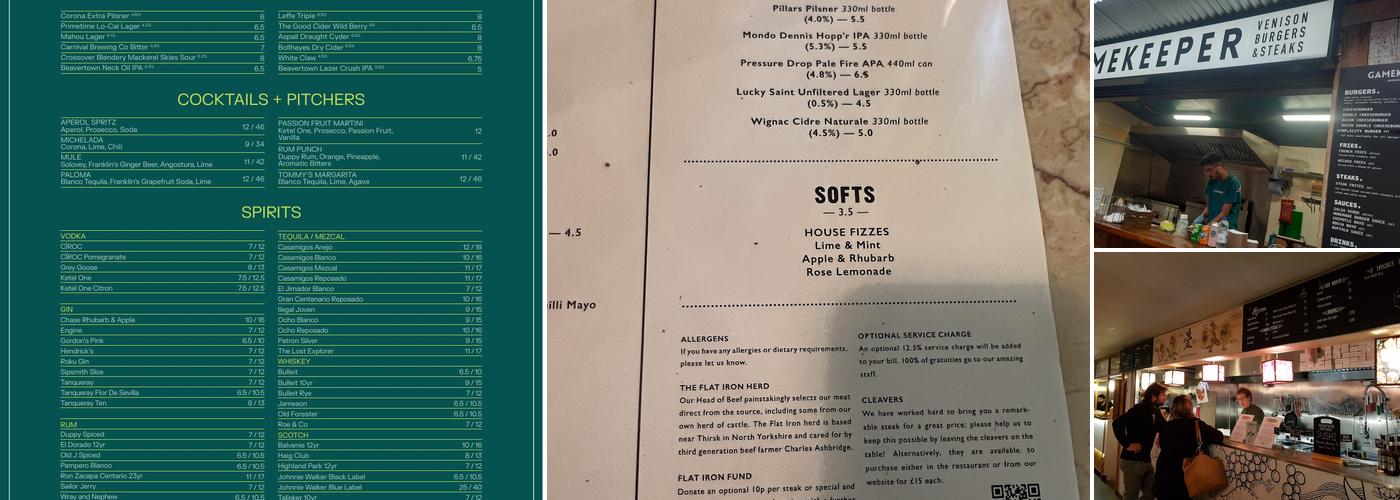 Flat Iron Square Menu