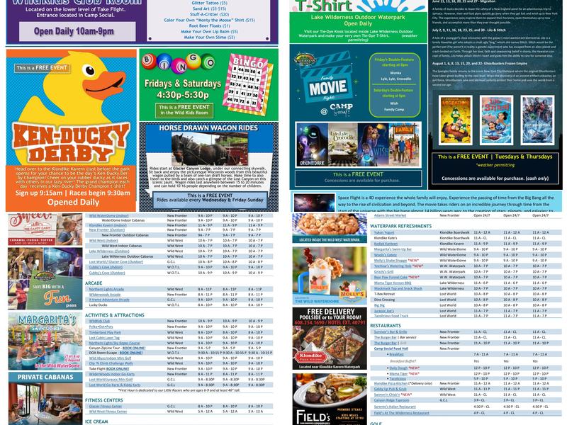 Klondike Pizza Kitchen Menu