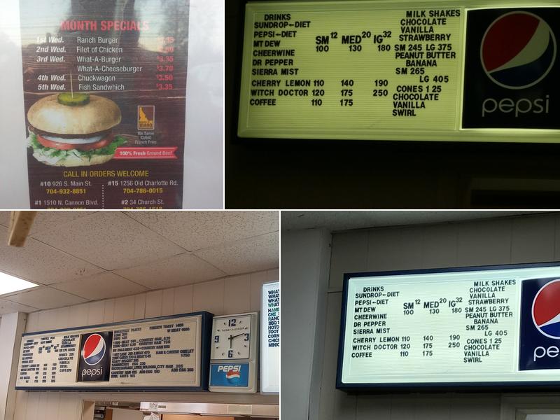 What-a-Burger Menu