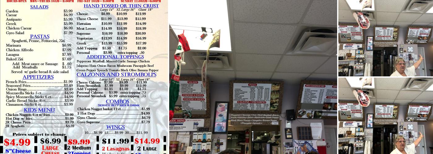 Julia's Midtown Cafe Menu