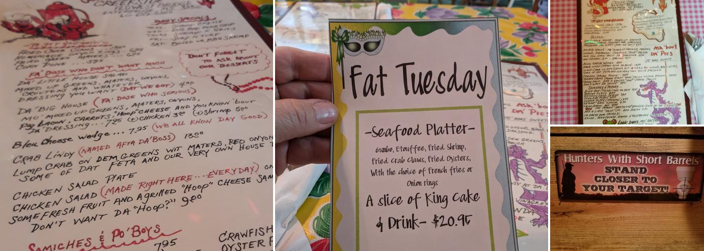 The French Quarter (Coffee Pot Cafe) Menu