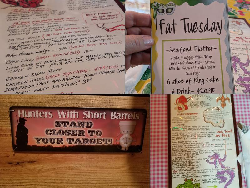 The French Quarter (Coffee Pot Cafe) Menu